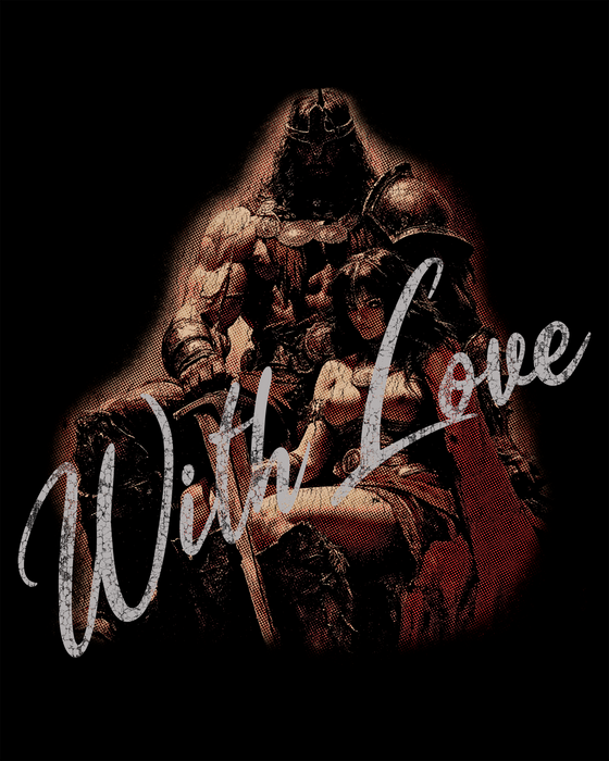 "With Love Barbarian’s Heart" Tee Shirt